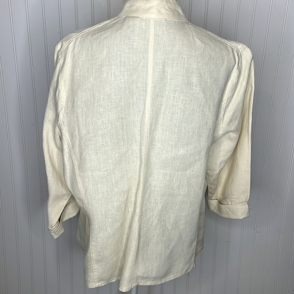Mossimo Linen Button Up Jacket Size Extra Large - Picture 4 of 10